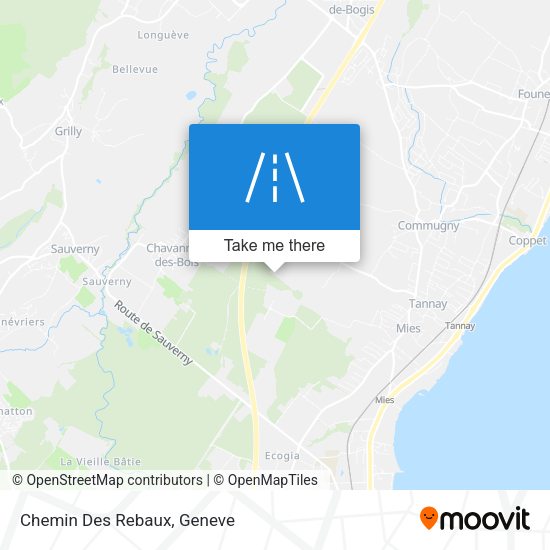 Chemin Des Rebaux map