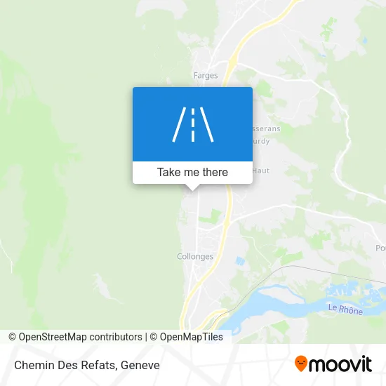 Chemin Des Refats map