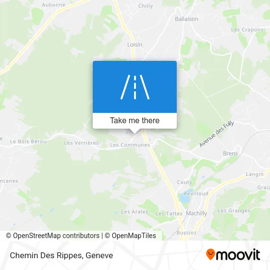 Chemin Des Rippes map