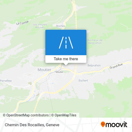 Chemin Des Rocailles map