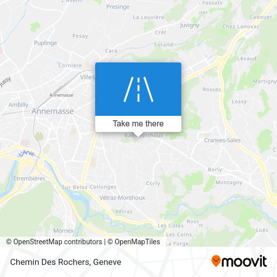 Chemin Des Rochers map