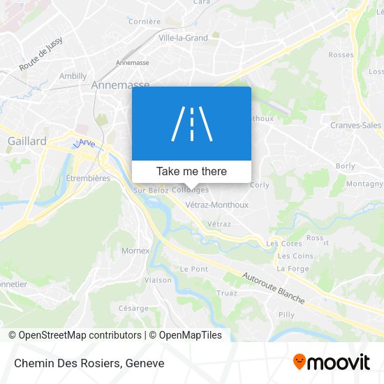 Chemin Des Rosiers map
