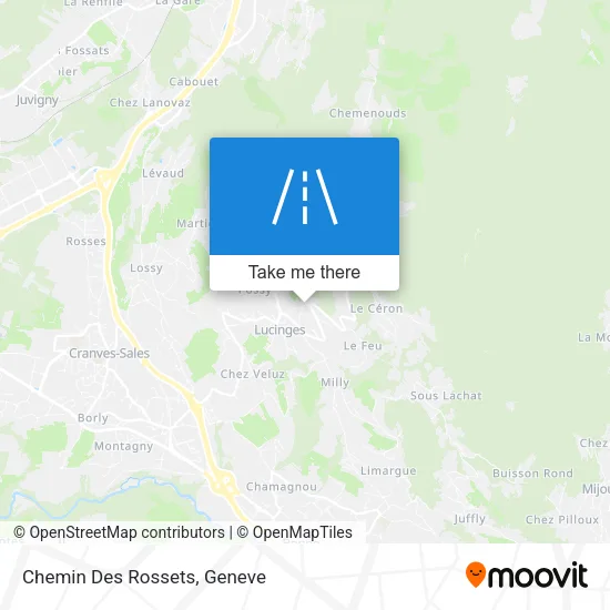 Chemin Des Rossets map