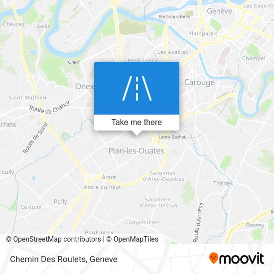 Chemin Des Roulets map