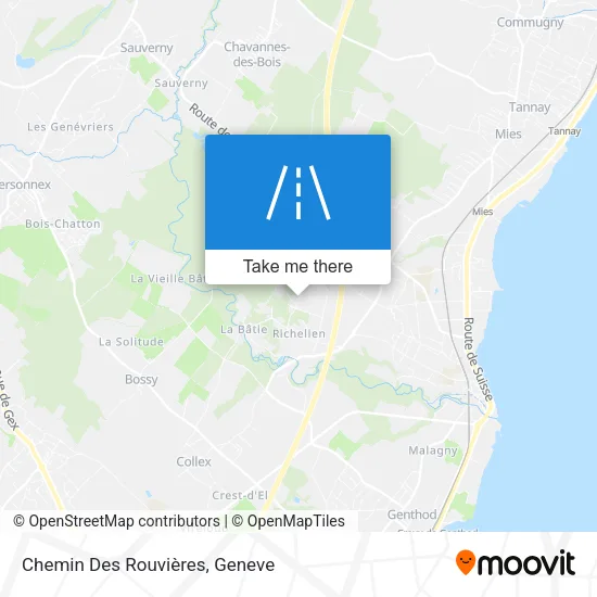 Chemin Des Rouvières map