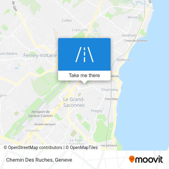 Chemin Des Ruches map