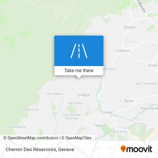 Chemin Des Réservoirs map