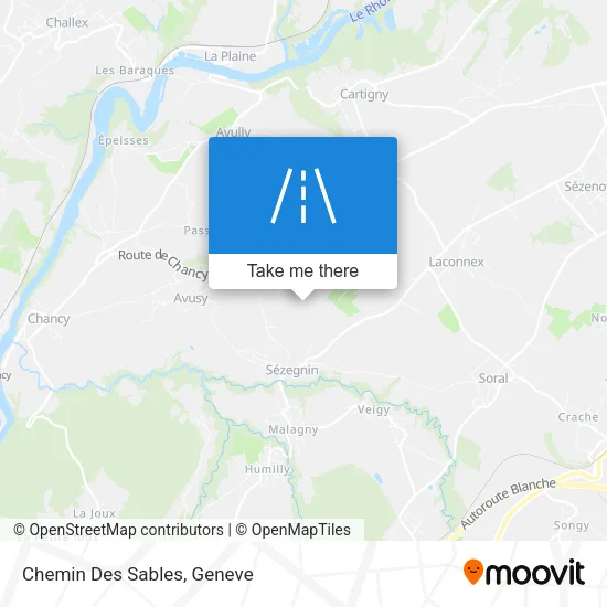Chemin Des Sables map