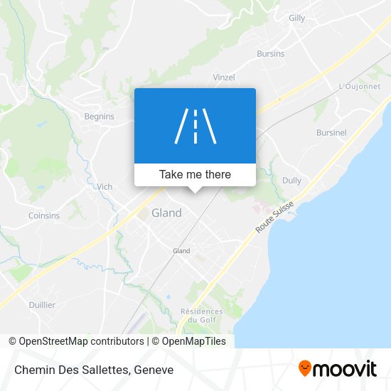 Chemin Des Sallettes map