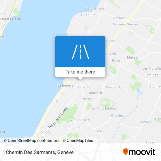 Chemin Des Sarments map