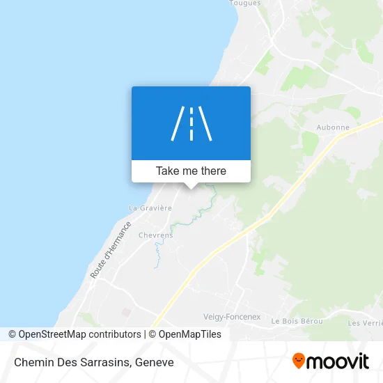 Chemin Des Sarrasins map