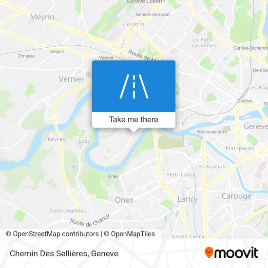 Chemin Des Sellières plan