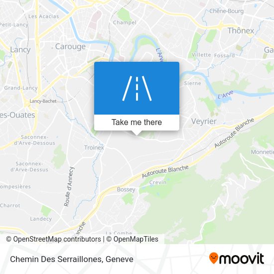 Chemin Des Serraillones map