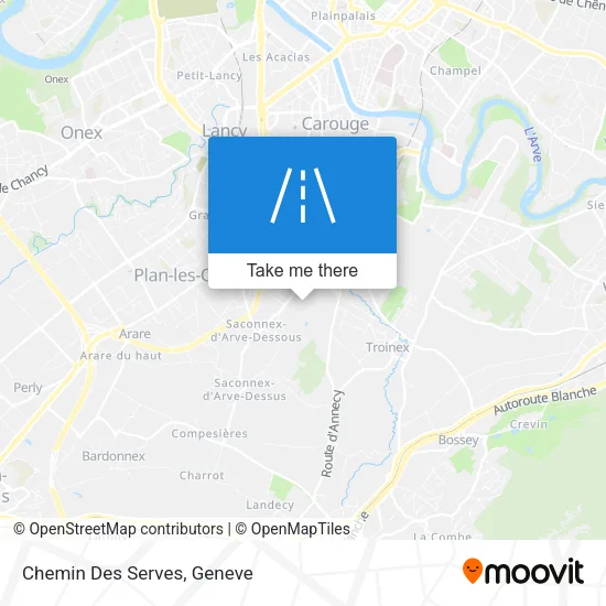 Chemin Des Serves map