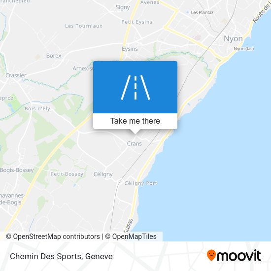 Chemin Des Sports map