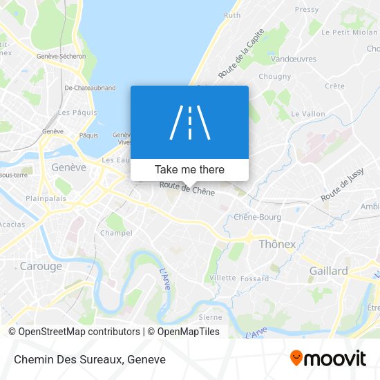 Chemin Des Sureaux map