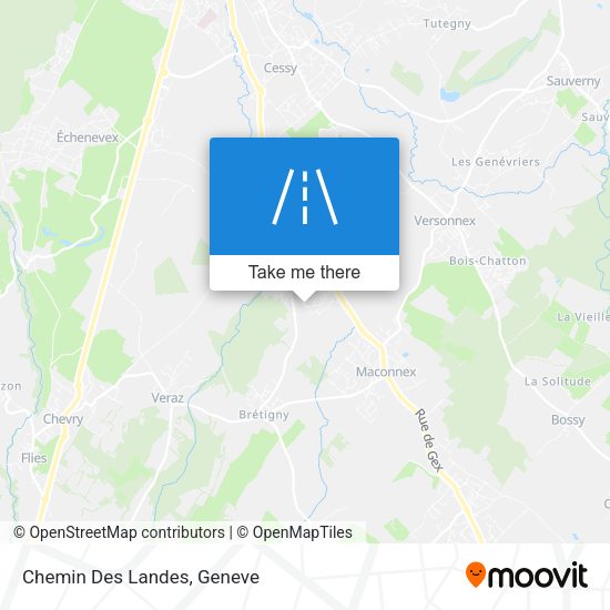Chemin Des Landes map