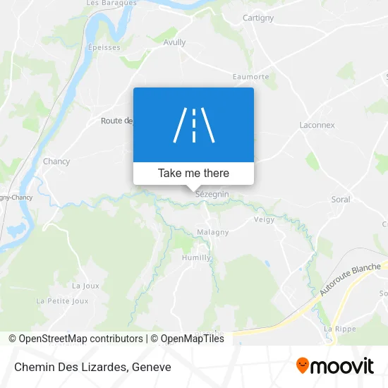 Chemin Des Lizardes map