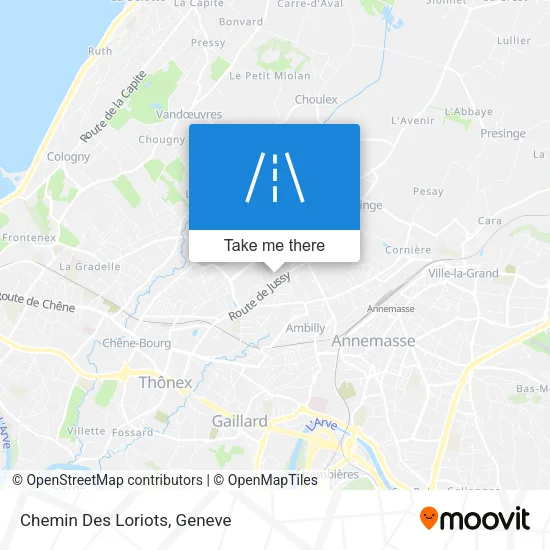 Chemin Des Loriots map