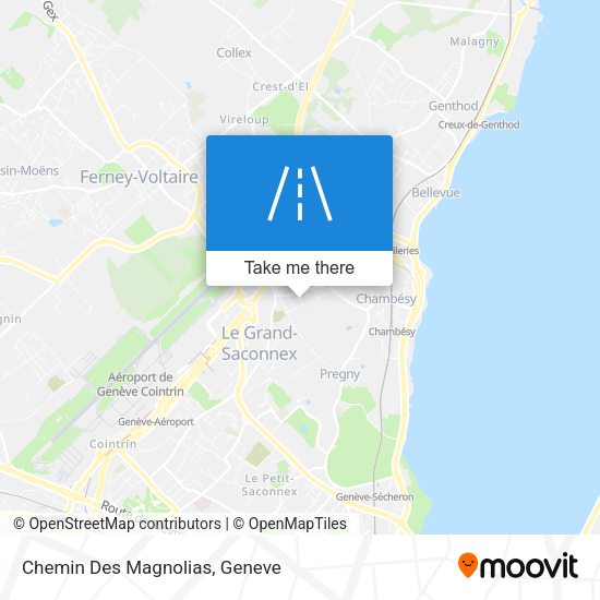 Chemin Des Magnolias map