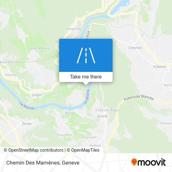 Chemin Des Mamènes map