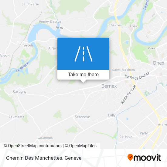 Chemin Des Manchettes map