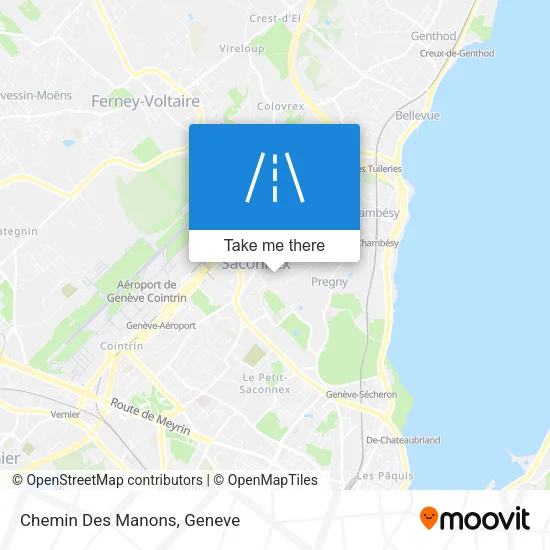 Chemin Des Manons map