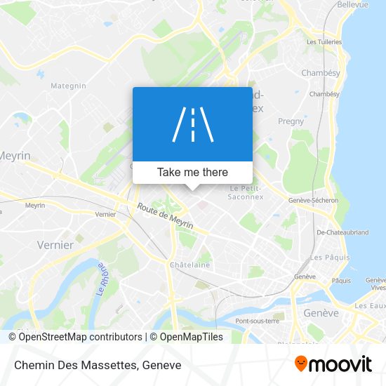 Chemin Des Massettes map