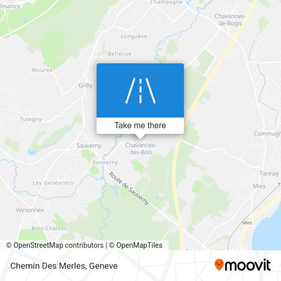 Chemin Des Merles map
