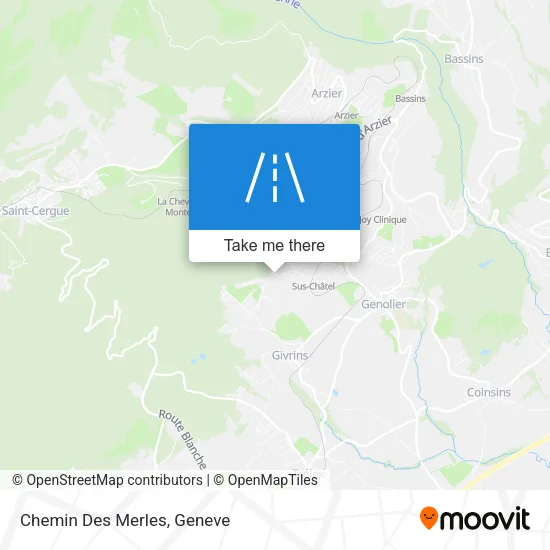 Chemin Des Merles map