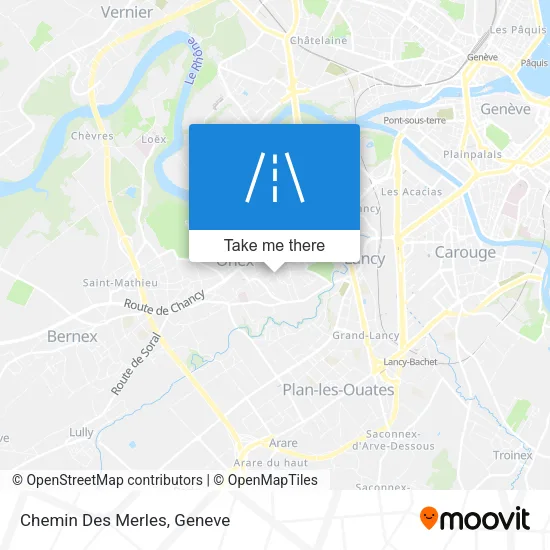 Chemin Des Merles map