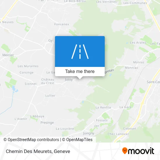 Chemin Des Meurets map