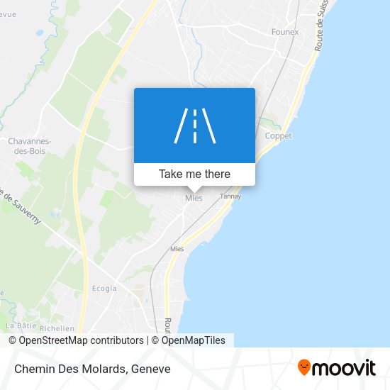 Chemin Des Molards map