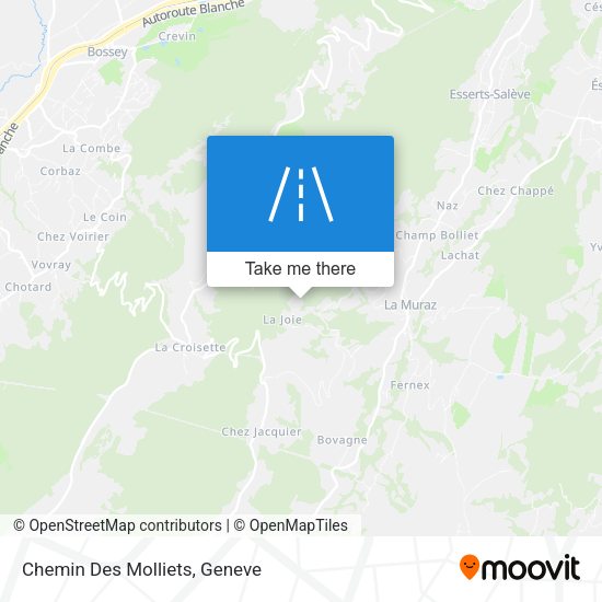 Chemin Des Molliets map