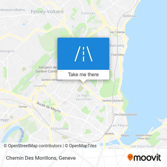 Chemin Des Morillons map
