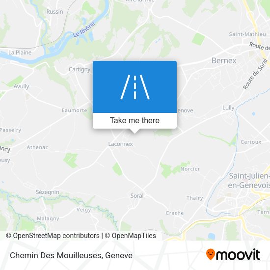 Chemin Des Mouilleuses map
