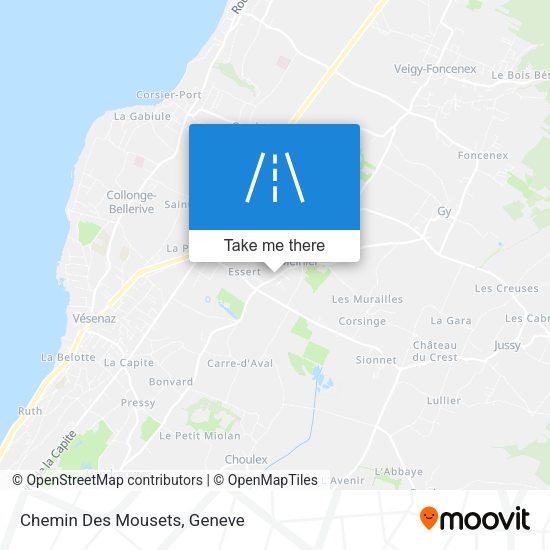 Chemin Des Mousets map