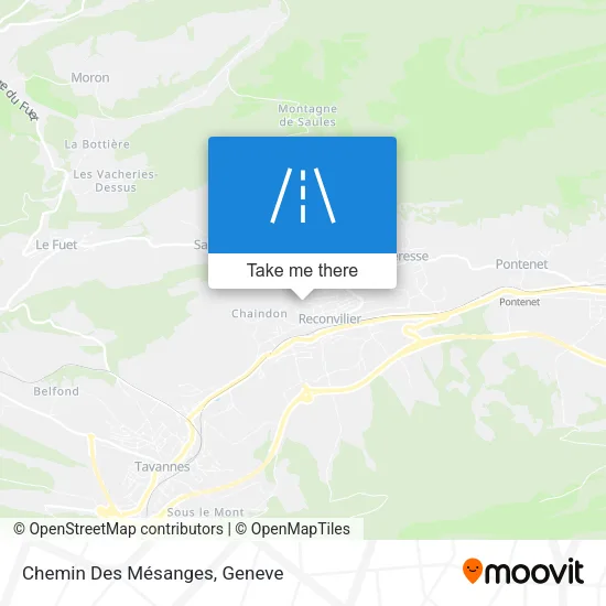 Chemin Des Mésanges map
