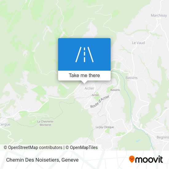 Chemin Des Noisetiers map