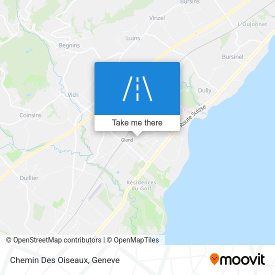 Chemin Des Oiseaux map