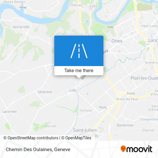 Chemin Des Oulaines map