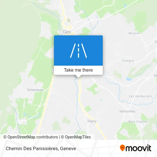 Chemin Des Panissières map