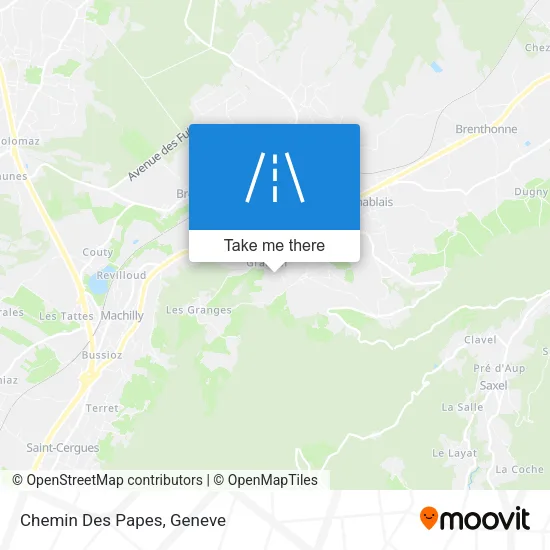 Chemin Des Papes map