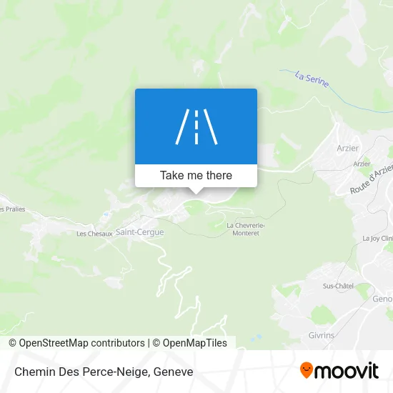 Chemin Des Perce-Neige map