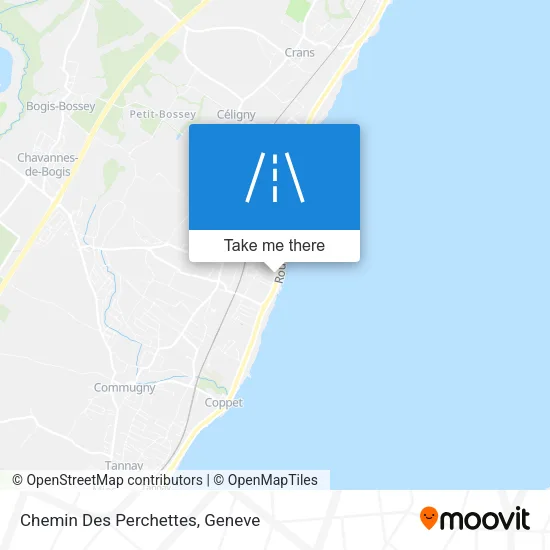 Chemin Des Perchettes map