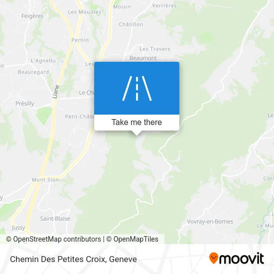 Chemin Des Petites Croix map