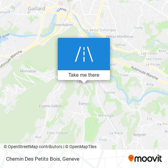 Chemin Des Petits Bois map
