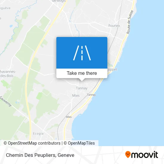 Chemin Des Peupliers map