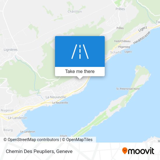 Chemin Des Peupliers map