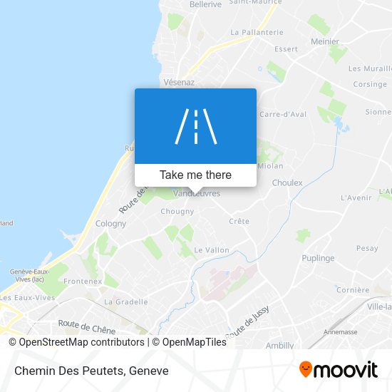 Chemin Des Peutets map
